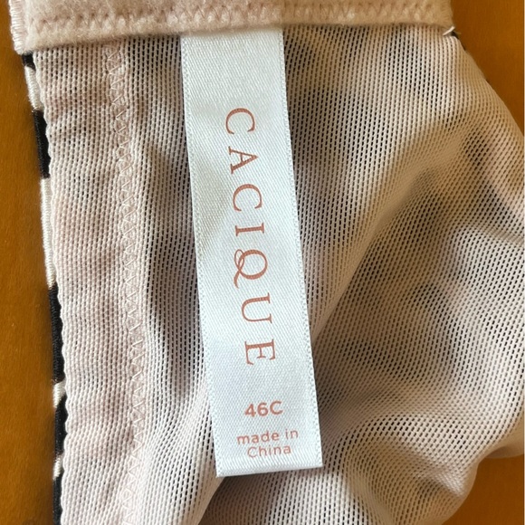 Cacique 46C Animal Print Leopard Underwire Bra - Picture 11 of 13